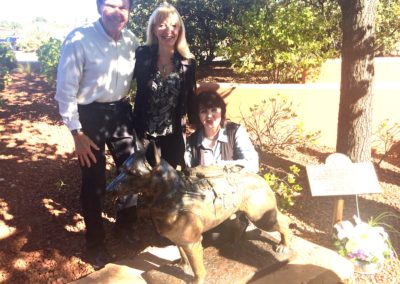 Unveiling Jack Jamesen Memorial Park October 19, 2016 Sedona Arizona