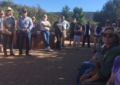 Unveiling Jack Jamesen Memorial Park October 19, 2016 Sedona Arizona