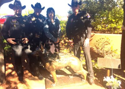 Unveiling Jack Jamesen Memorial Park October 19, 2016 Sedona Arizona